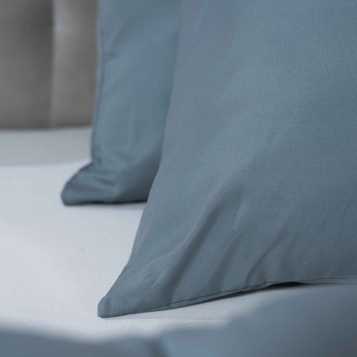 Zelesta Comfort Uni Kissenbezug-Set von 2 - Grau