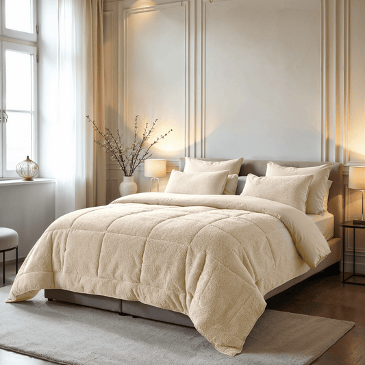 Zelesta Special Teddy Bettdecke - Creme