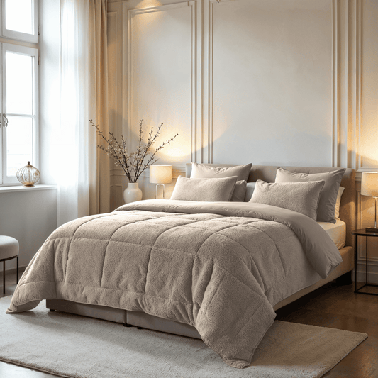 Zelesta Special Teddy Bettdecke - Taupe