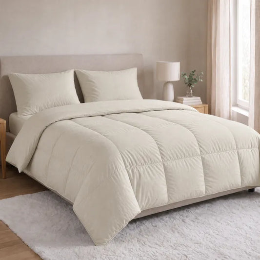 Zelesta Everyday Uni Kissenbezug-Set, 2 Stück – Sandbeige