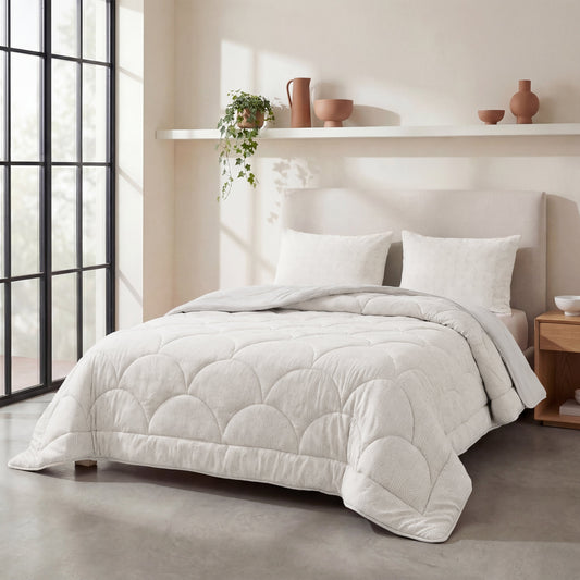 Zelesta Special Flanell Luxus Bettdecke – Creme