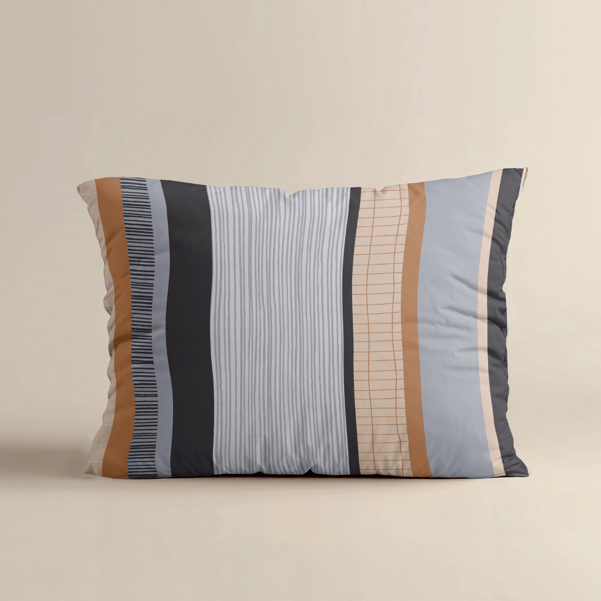 Zelesta Comfort Design Kissenbezüge Set mit 2 Stück - Blue Stripes