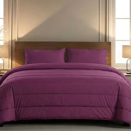 Zelesta Comfort Uni Sommerbettdecke - Bordeaux