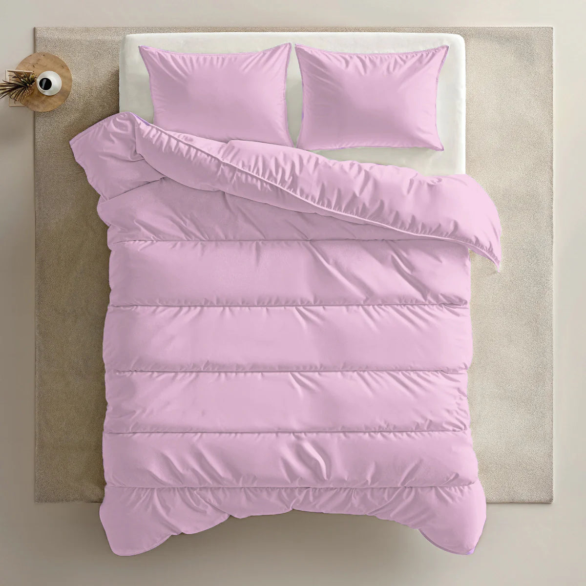 Zelesta Everyday Uni Pillowcase Set Of 2 - Pastel Pink