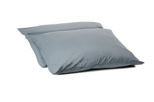 Zelesta Comfort Uni Kissenbezug-Set von 2 - Grau