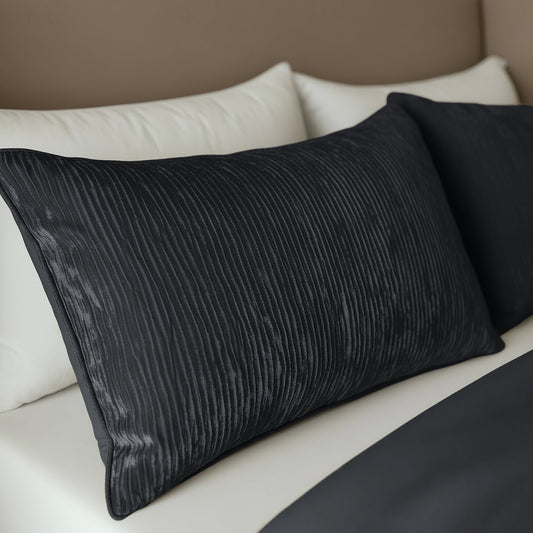 Zelesta Special Velvet Chic Kissenbezug-Set, 2 Stück – Anthrazit