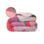 Zelesta Comfort Design Nahtlose Bettdecke - Colour Block Pink