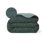 Zelesta Comfort Design Nahtlose Bettdecke - Delicate Floral Green