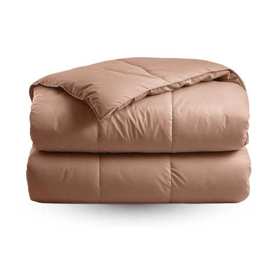Zelesta Deluxe Uni Satin Baumwollbettdecke – Erdreduziert