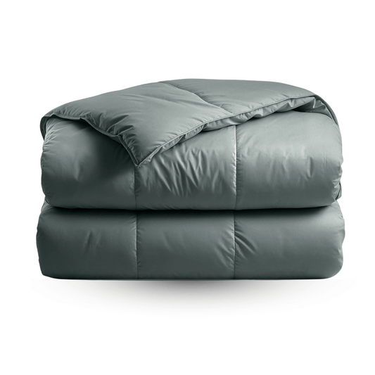 Zelesta Deluxe Uni Satin Baumwollbettdecke – Grün