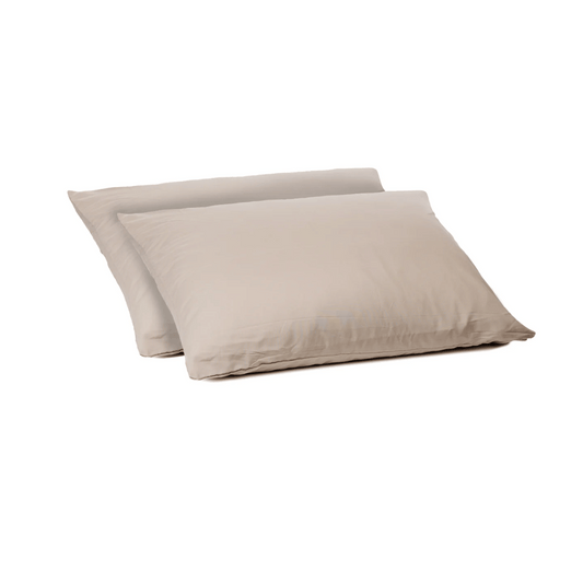 Zelesta Comfort Uni Kissenbezug-Set von 2 - Taupe