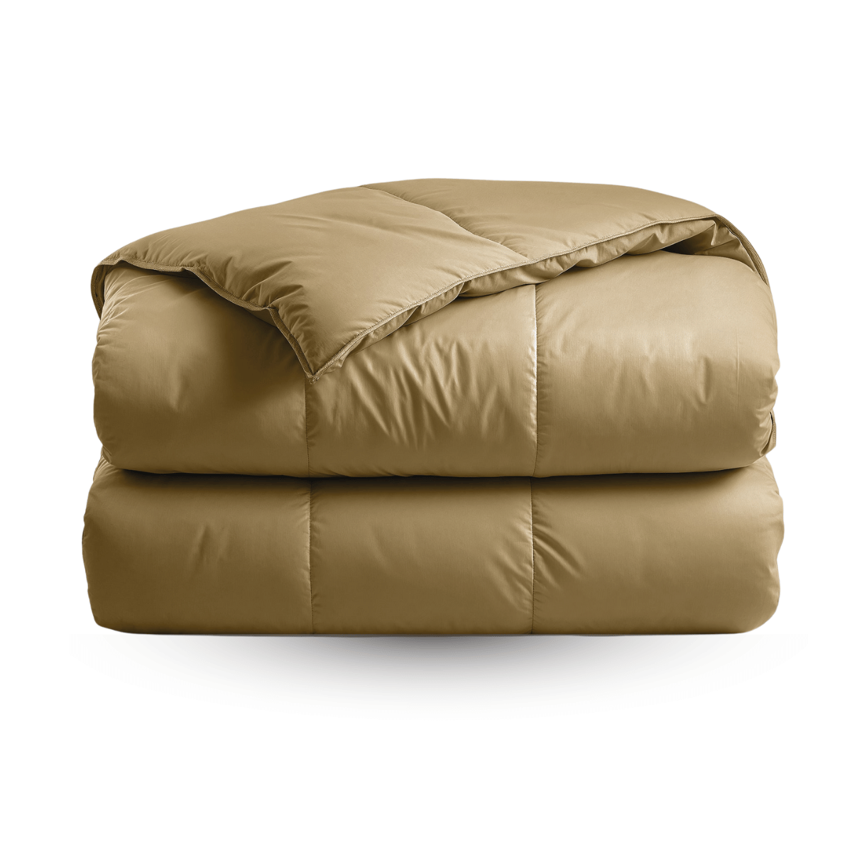 Zelesta Deluxe Uni Satin Baumwollbettdecke – Ocker Gelb