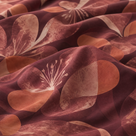 Übergroße Blume Blush Rot