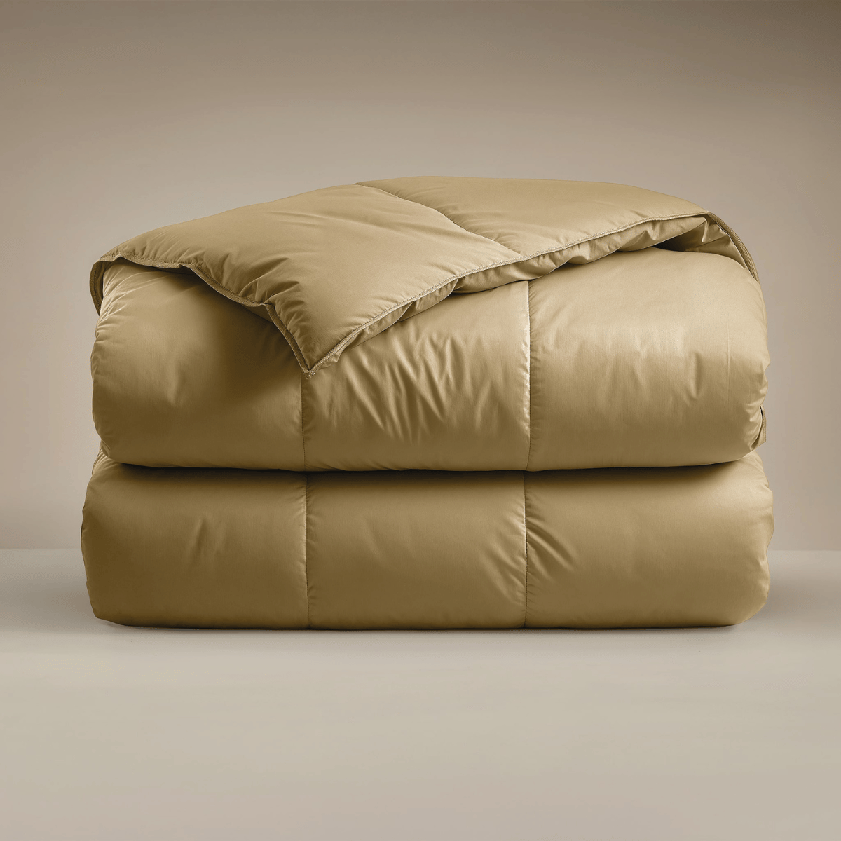 Zelesta Deluxe Uni Satin Baumwollbettdecke – Ocker Gelb
