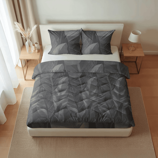 Zelesta Pure Design Baumwollbettdecke - Black Swan