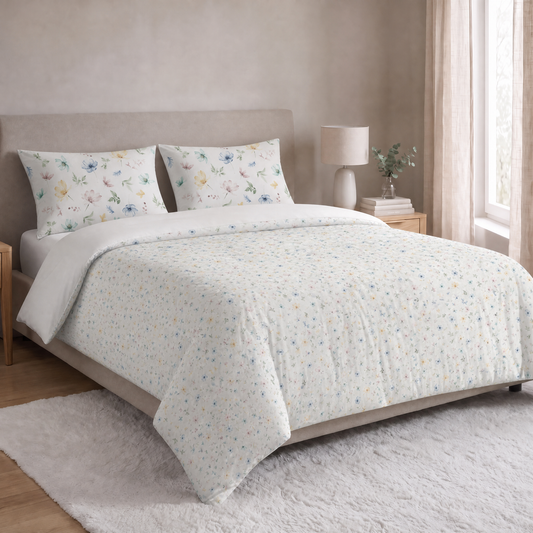 Zelesta Comfort Design Kissenbezüge Set mit 2 Stück - Spring Bloom