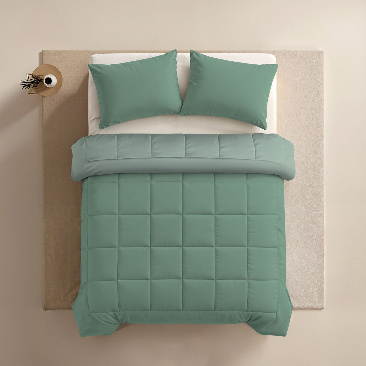Zelesta Comfort Duo Bettdecke – Mintgrün & Hellgrün