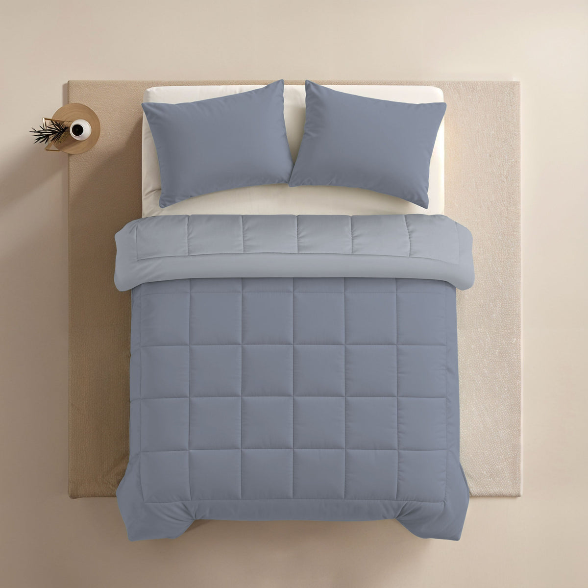 Zelesta Comfort Duo Summer Duvet - Ice Blue & Soft Blue