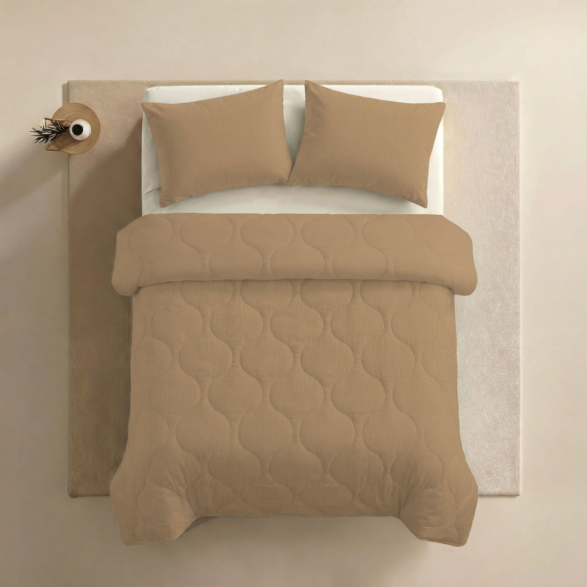 Zelesta Special Muslin Summer Duvet - Warm Soft Beige
