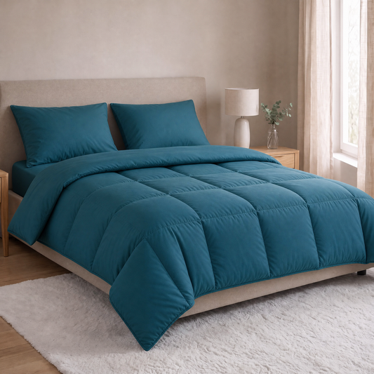 Zelesta Everyday Uni Kissenbezug-Set, 2 Stück – Nachtblau