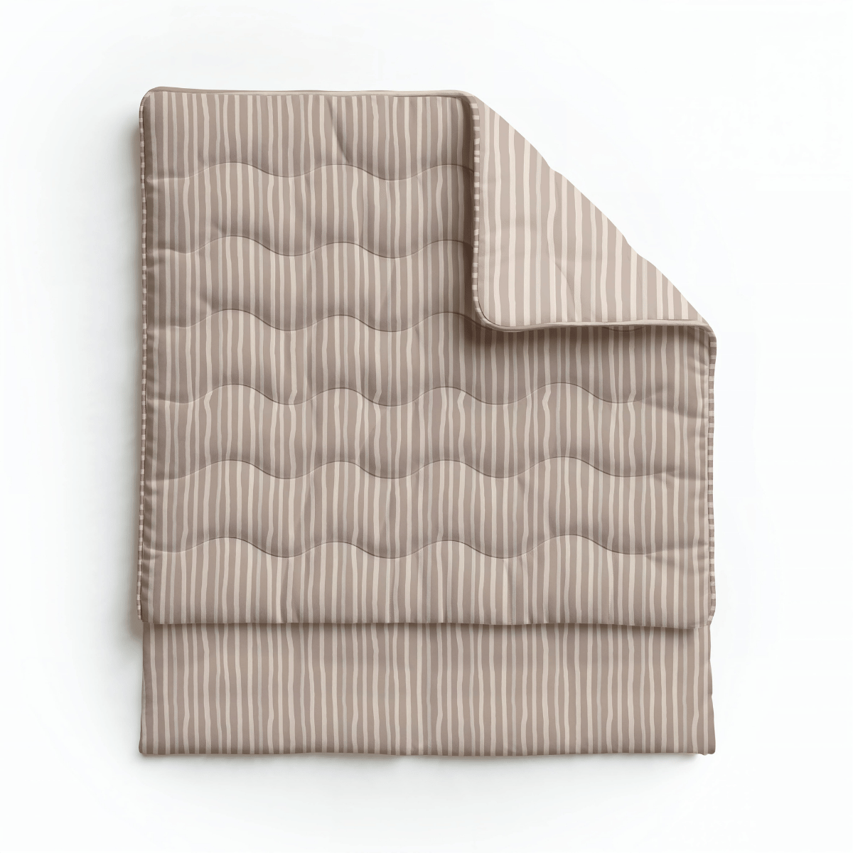 Zelesta Pure Design Baumwollbettdecke - Brown Stripes
