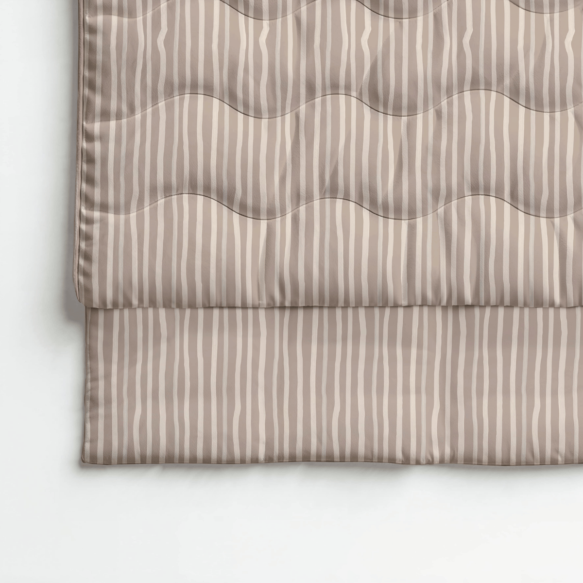 Zelesta Pure Design Baumwollbettdecke - Brown Stripes