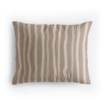 Zelesta Pure Design Baumwoll-Kissenbezug-Set, 2 Stück - Brown Stripes