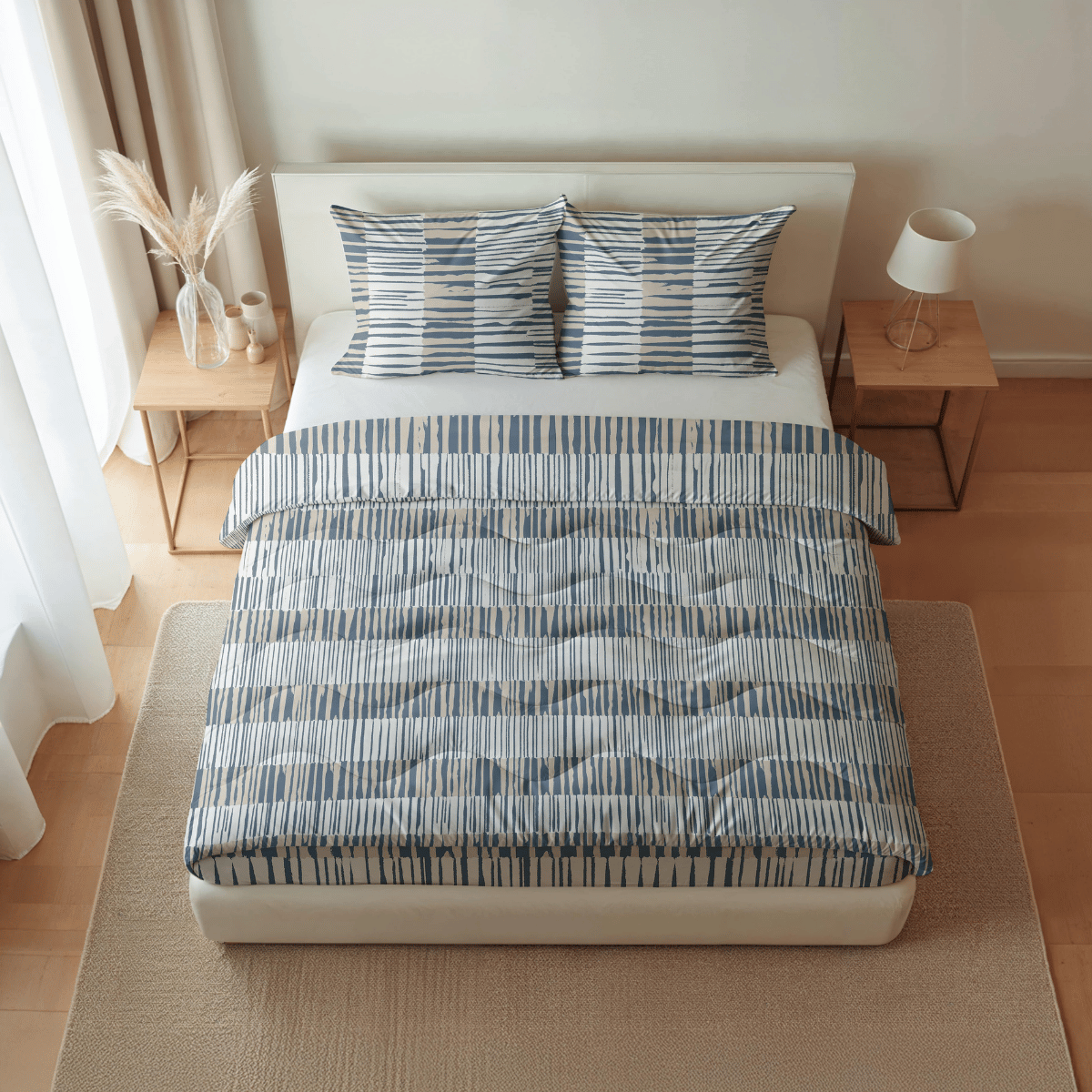 Zelesta Pure Design Baumwollbettdecke - Checkerboard