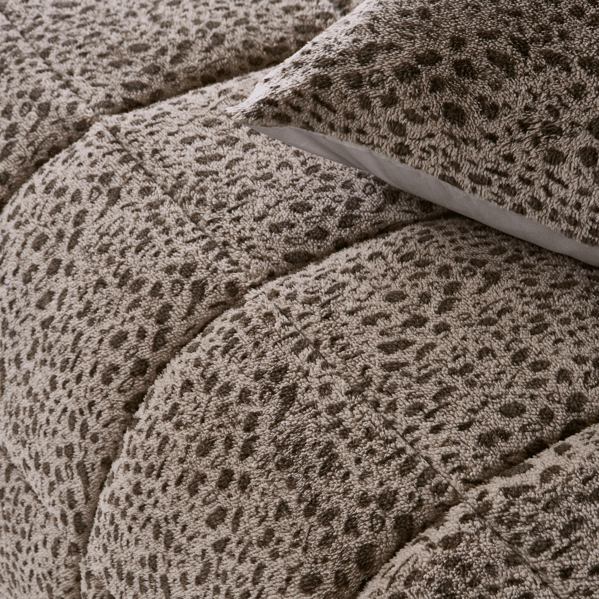 Zelesta Special Teddy Panther Bettdecke – Taupe