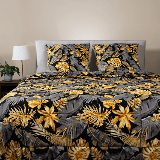 Zelesta Comfort Design Sommerbettdecke - Golden Leaves