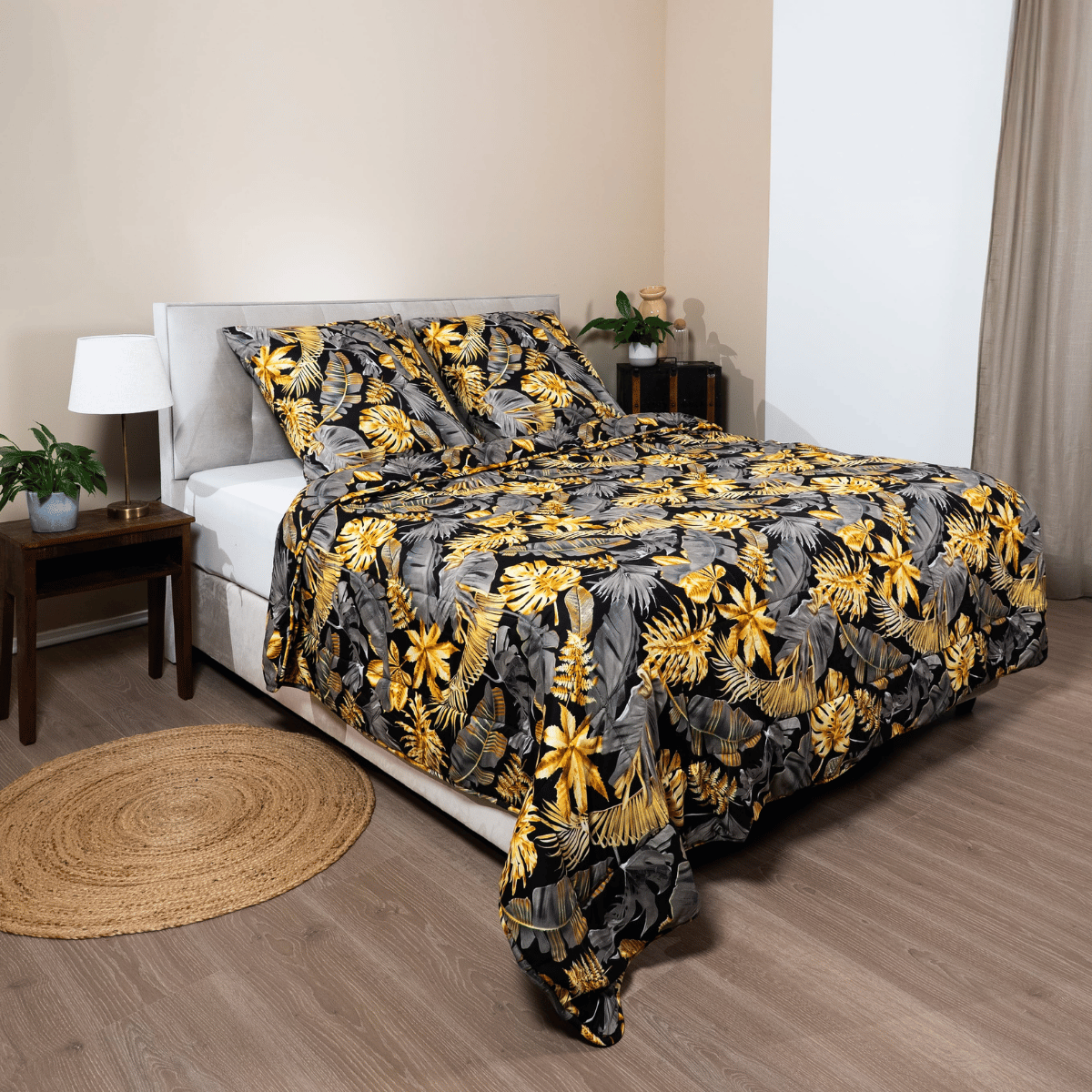 Zelesta Comfort Design Sommerbettdecke - Golden Leaves