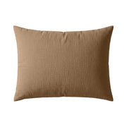 Zelesta Deluxe Baumwoll-Musselin-Kissenbezug-Set, 2 Stück – Braun