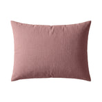Zelesta Deluxe Baumwoll-Musselin-Kissenbezug-Set, 2 Stück – Staubiges Rosa