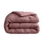 Zelesta Deluxe Baumwoll-Musselin-Bettdecke – Staubiges Rosa