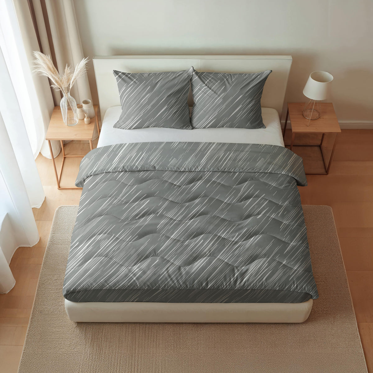 Zelesta Pure Design Baumwollbettdecke - Mellow Stone