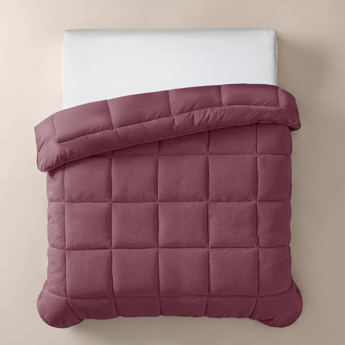 Zelesta Special Teddy Bettdecke - Bordeauxrot