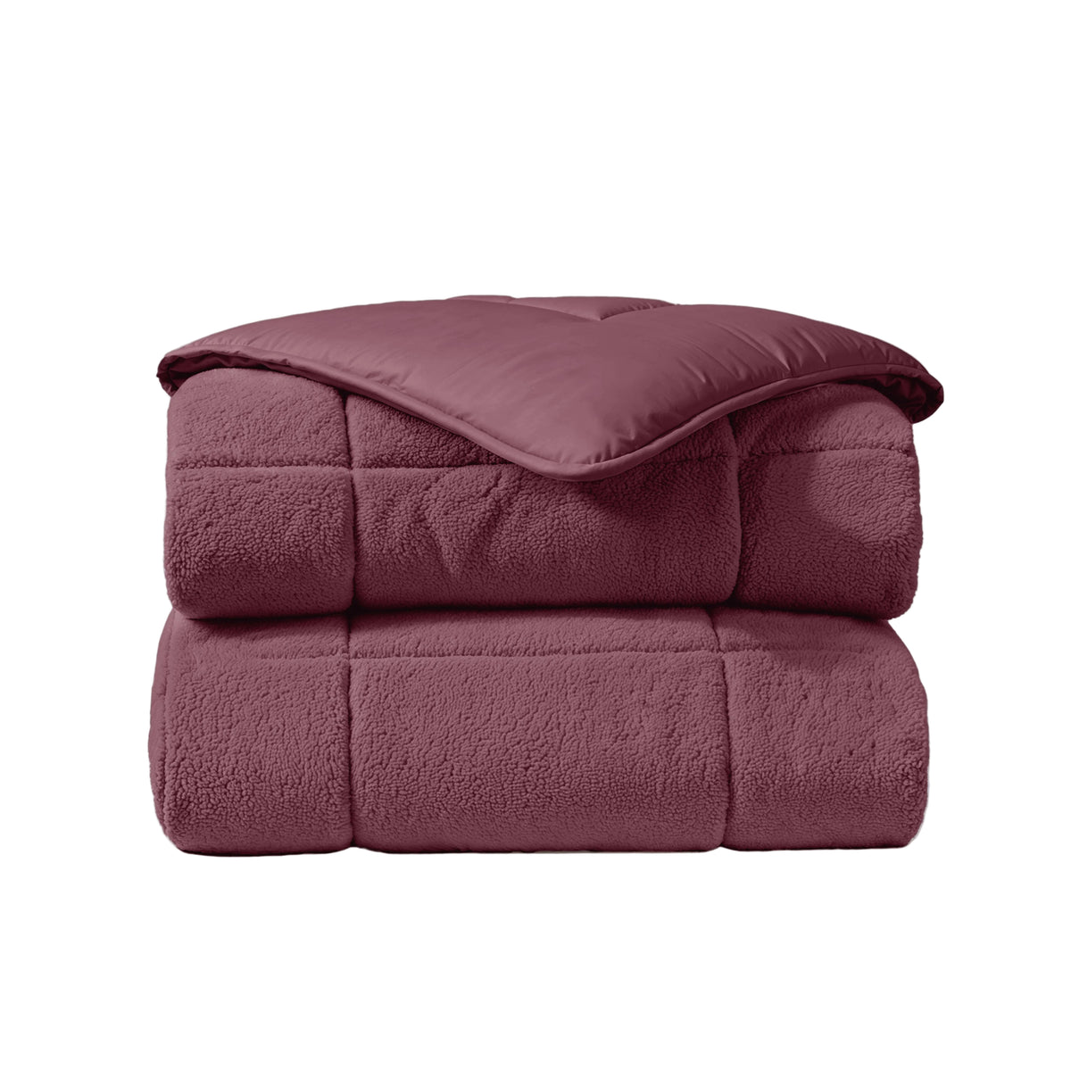 Zelesta Special Teddy Bettdecke - Bordeauxrot