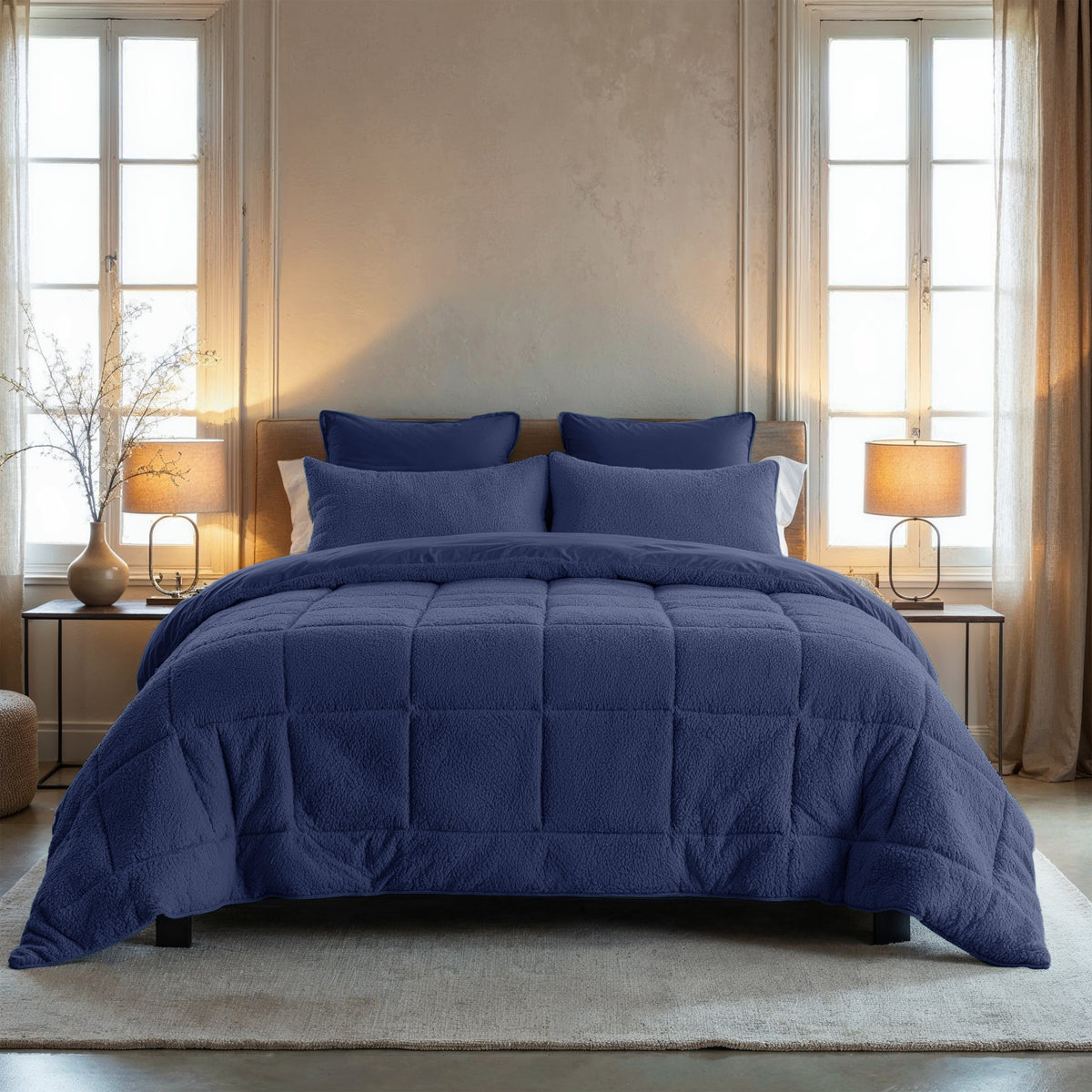 Zelesta Special Teddy Duvet - Marine Blue
