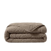 Zelesta Special Teddy Chenille Duvet - Dark Taupe