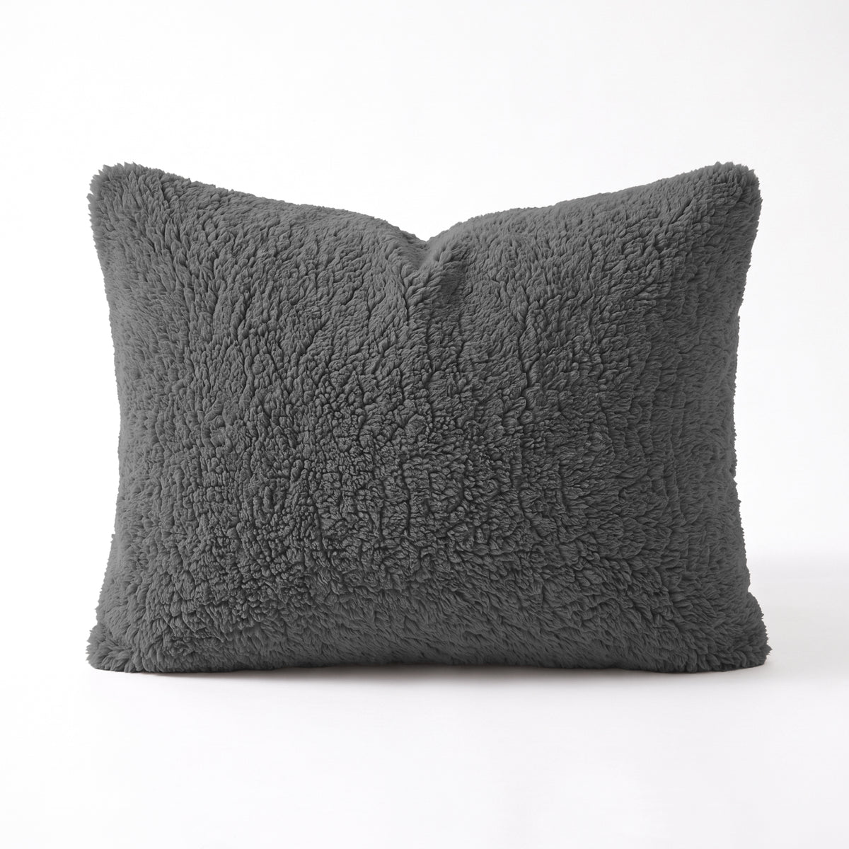 Zelesta Special Teddy Chenille Pillowcase Set Of 2 - Anthracite