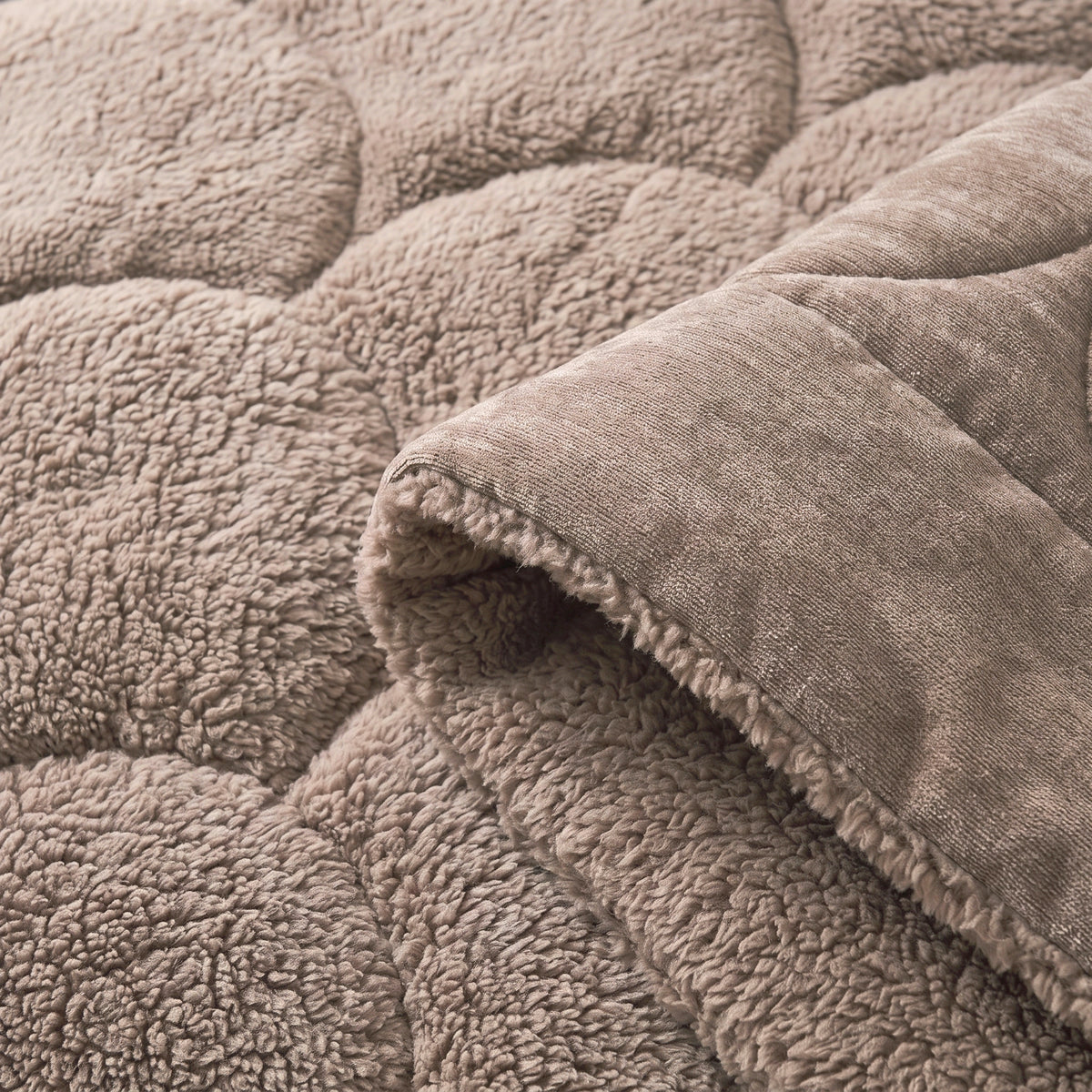 Zelesta Special Teddy Chenille Duvet - Dusty Pink