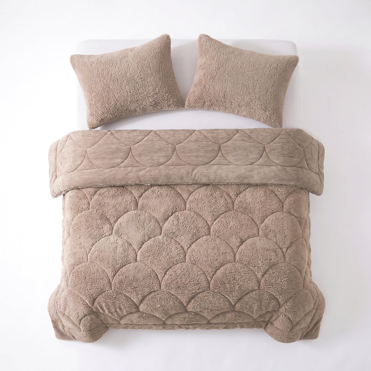 Zelesta Special Teddy Chenille Duvet - Dusty Pink