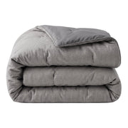 Zelesta Special Waffle Percal Duvet - Anthracite Mix