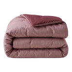 Zelesta Special Waffle Percal Duvet - Bordeaux Mix