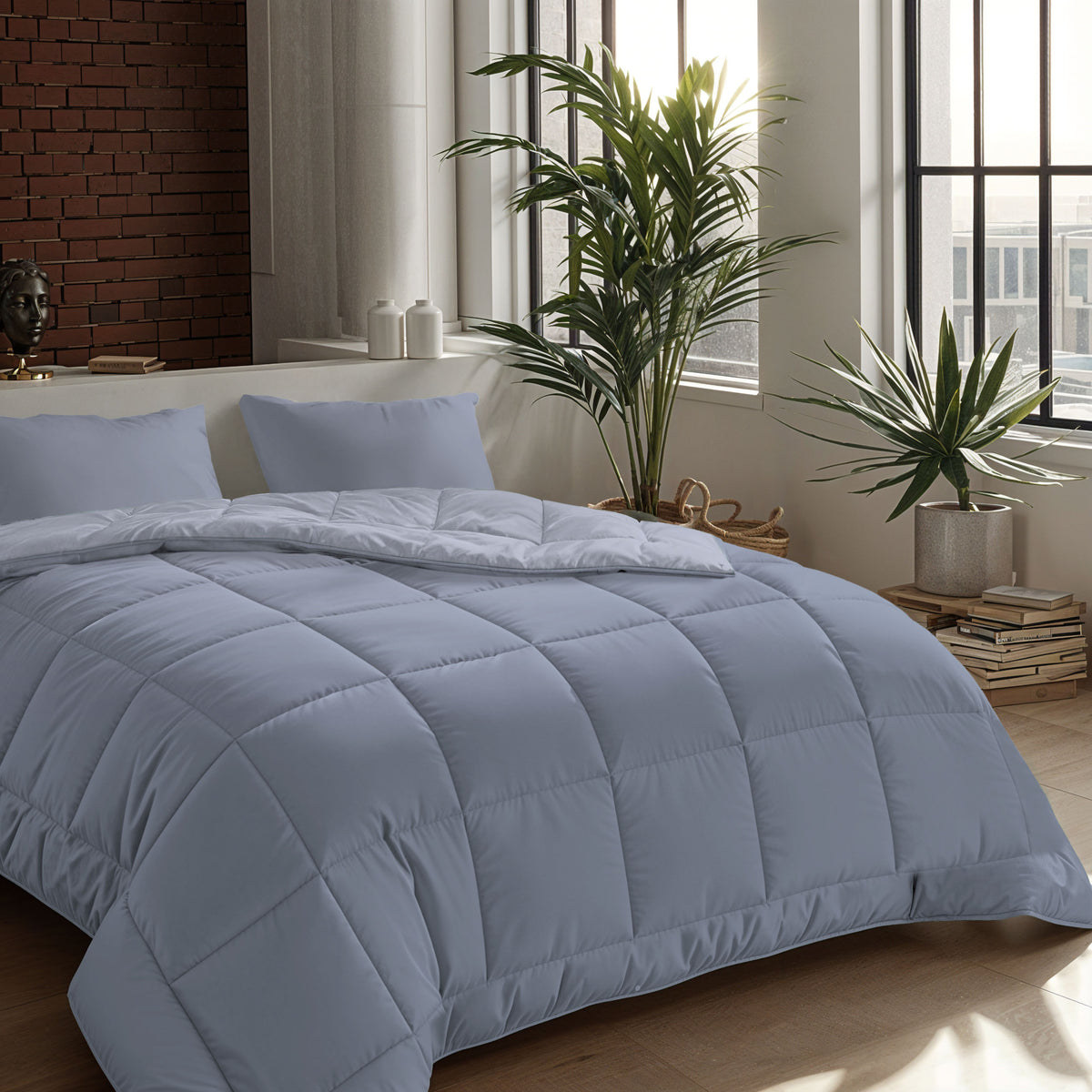 Zelesta Comfort Duo 4-Season Duvet - Blue & Light Blue