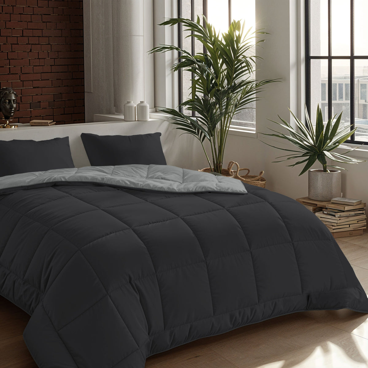 Zelesta Comfort Duo Pillowcase - Soft Black