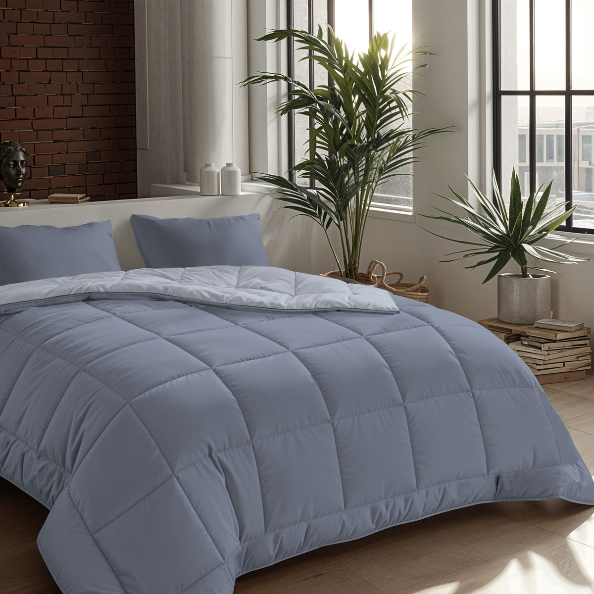 Zelesta Comfort Duo Kissenbezug - Eisblau