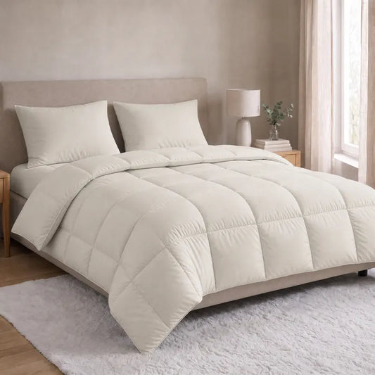 Zelesta Everyday Uni Kissenbezug-Set, 2 Stück – Creme