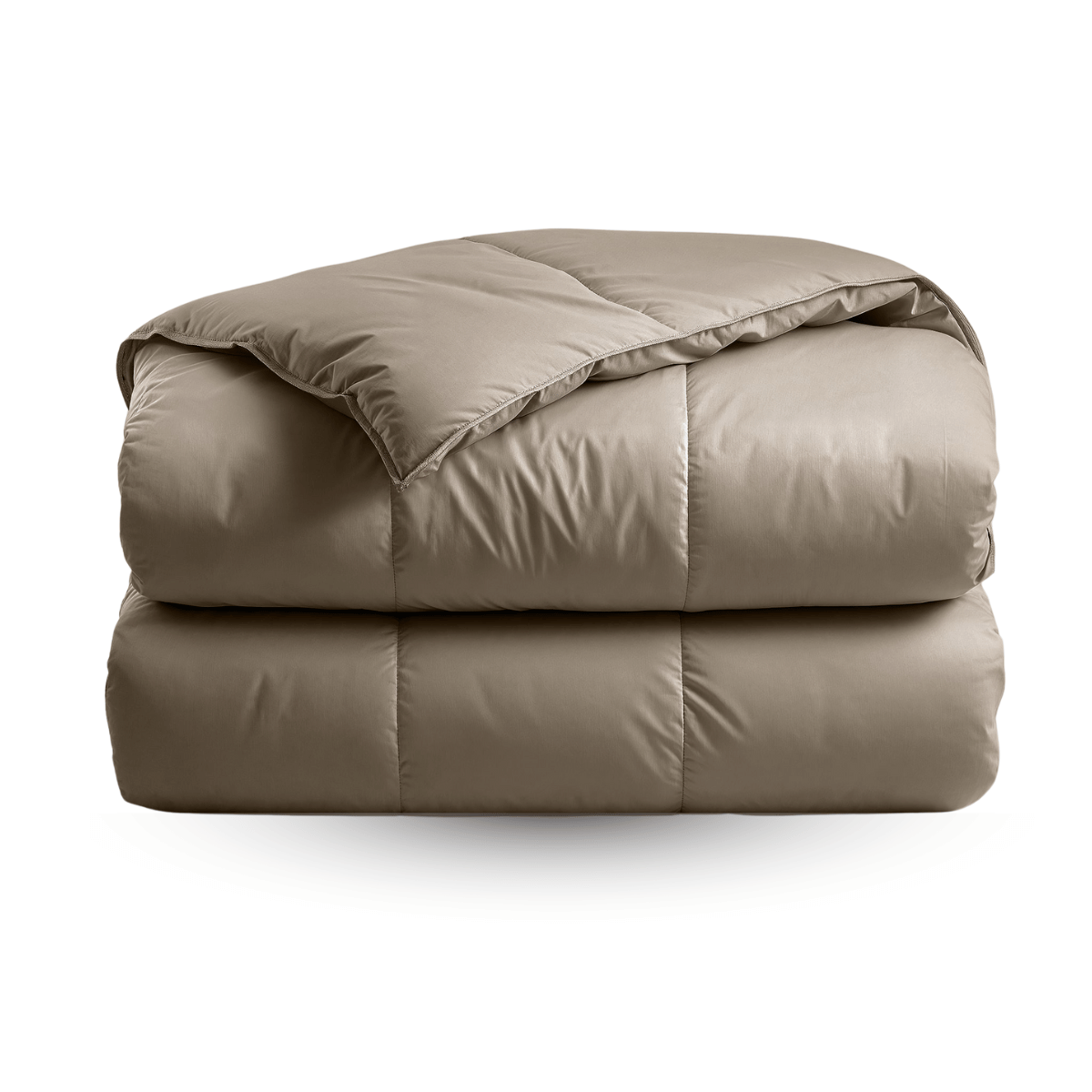 Zelesta Deluxe Uni Satin Baumwollbettdecke – Walnussbraun