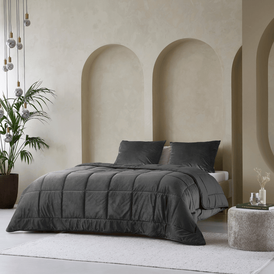Zelesta Special Velvet Duvet - Anthrazit